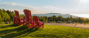 Chairs built by carpenters who moved to Canada